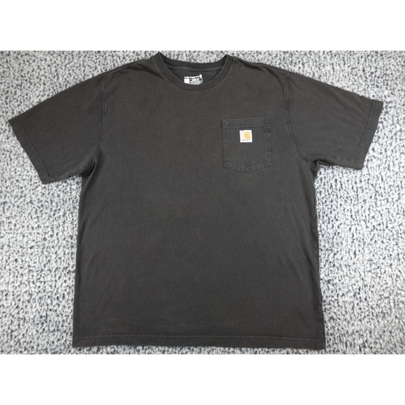 Carhartt Other - Carhartt Pocket T-Shirt Mens Large‎ Black Loose Fit K87 Workwear Cotton Tee